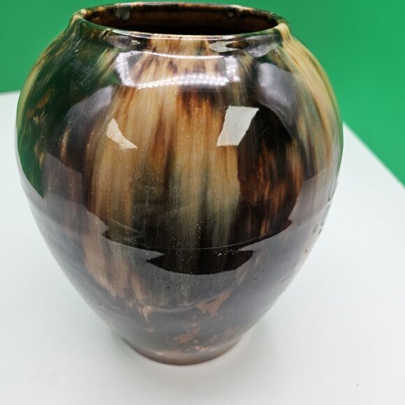 Brush McCoy Pottery Onyx line Vase Jug Flow Browns Art Line Chicago 1933 - Picture 10 of 13